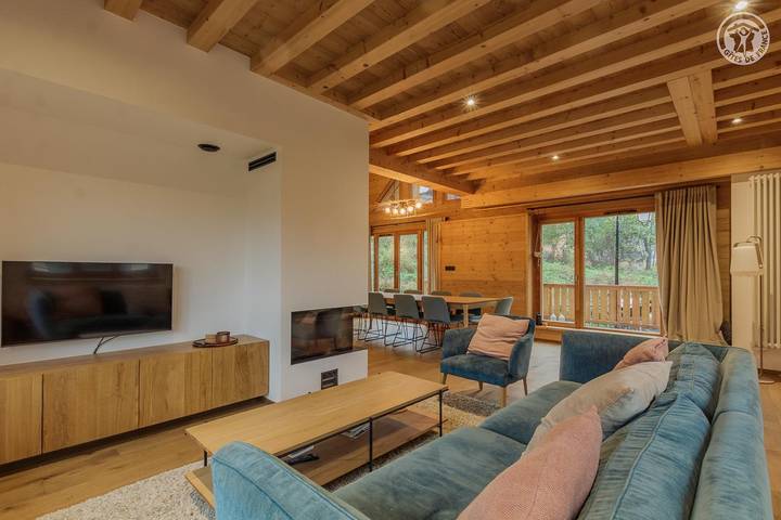 Chalet pour 12 personnes, avec terrasse dans Les Sybelles - 4