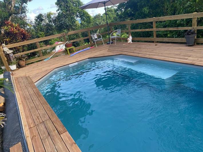 Ferienwohnung für 6 Personen, mit Garten und Pool sowie Ausblick - 1