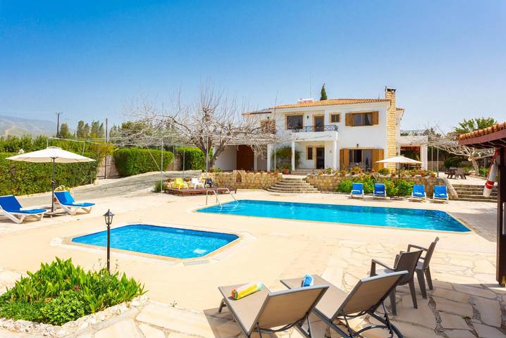 Ferienhaus für 12 Personen, mit Garten und Kinderpool sowie Meerblick auf Zypern - 4