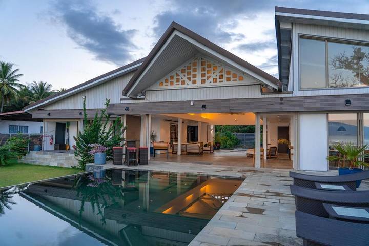 Villa pour 10 personnes, avec piscine ainsi que jardin et vue dans Mo'orea - 4