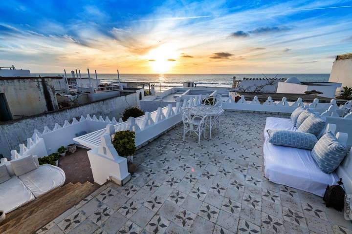 Location de vacances pour 7 personnes, avec sauna ainsi que vue et balcon dans Asilah - 2