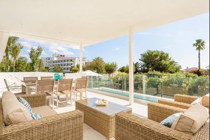 Appartement de vacances entier, Appartement de vacances pour 8 personnes avec jardin in Santo Tomas, Es Migjorn Gran