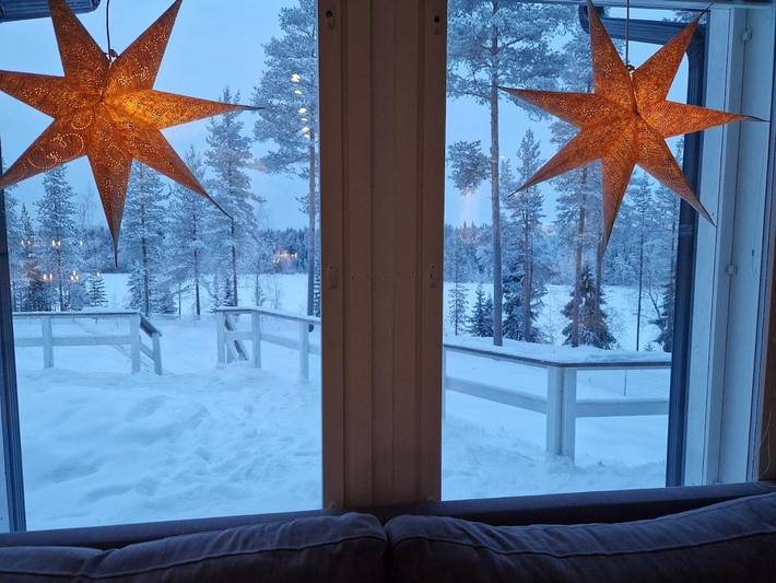 Casa de vacaciones para 6 personas, con sauna y vistas, Se admiten mascotas en Rovaniemi