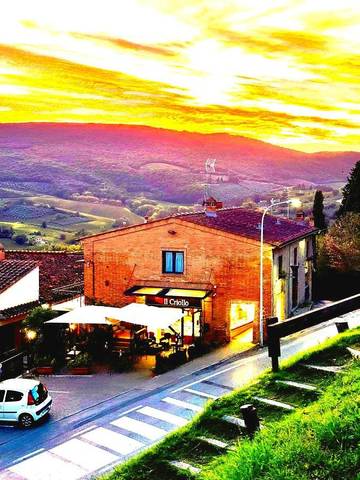 Chambre d’hôte pour 4 personnes, avec balcon à San Gimignano