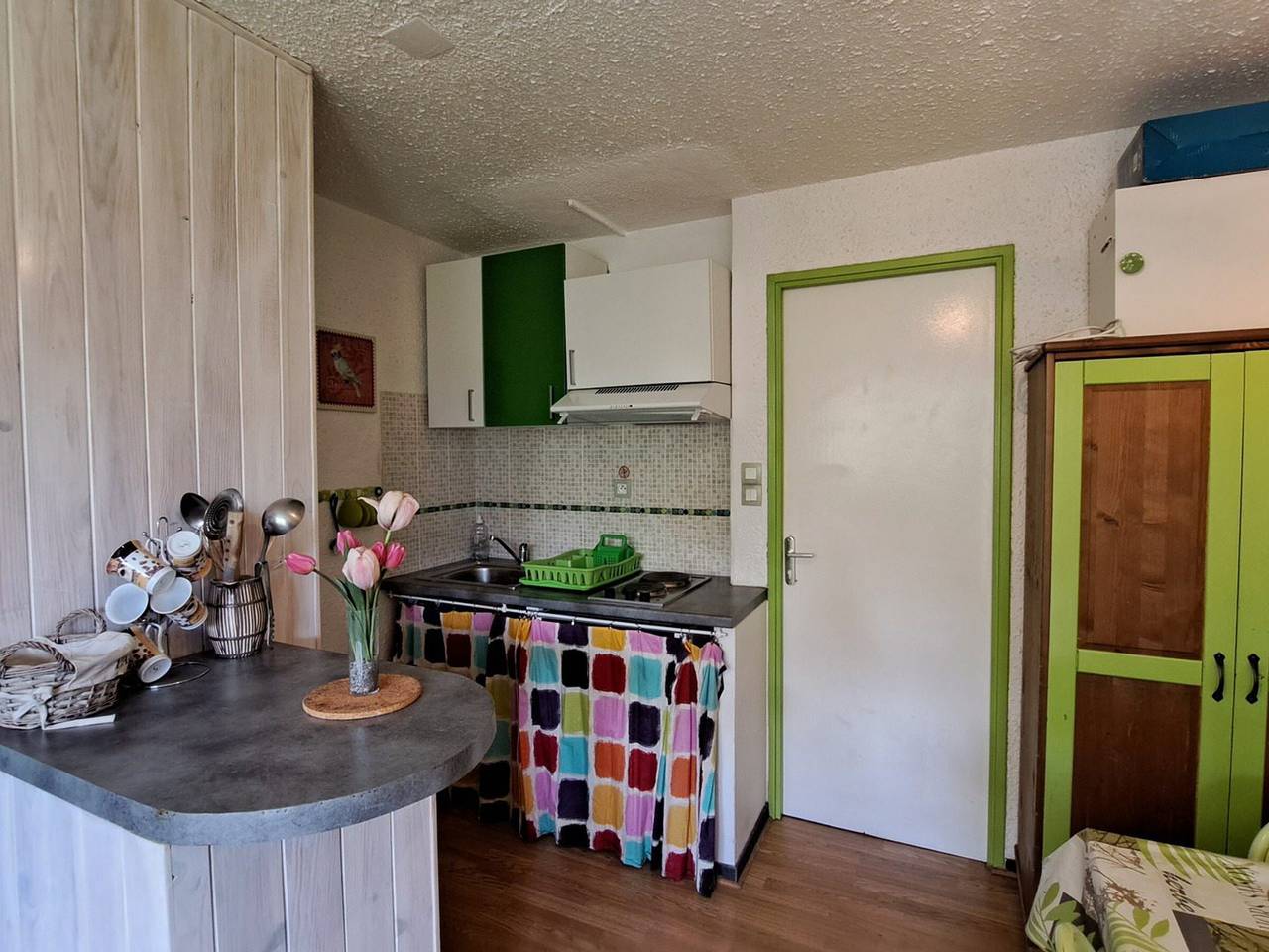Ganzes Studio, Studio für 6 Pers, 50m von Skipisten entfernt in Pra-Loup, Uvernet-Fours
