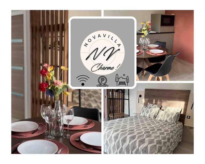 Appartement de vacances pour 4 personnes, avec Terrasse ainsi que Jardin et Vue