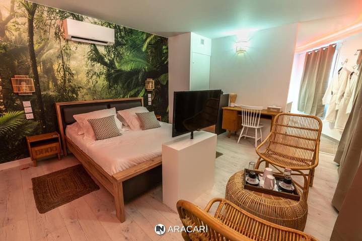 Chambre d’hôte pour 2 personnes, avec terrasse, animaux acceptés