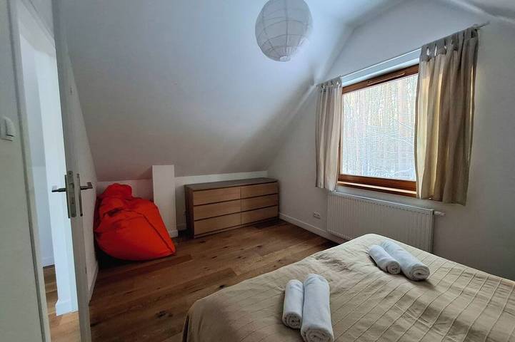 Domek \"Terra\" w Małym, przyjaznym dla rodzin ośrodku w lesie nad Wartą in Województwo łódzkie