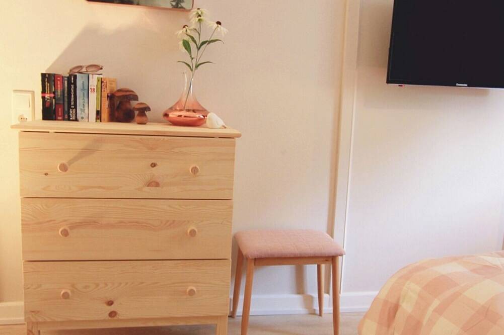 Ganze Wohnung, Das gemütliche \"Bergnest\" ist der ideale Ort zur Entspannung für alle Wanderbegeisterte und Bergliebhaber (bis zu 2 Personen) und versetzt Sie durch seine Einrichtungselemente auf den Gipfel der Berge. in Bad Ems, Lahn-Taunus