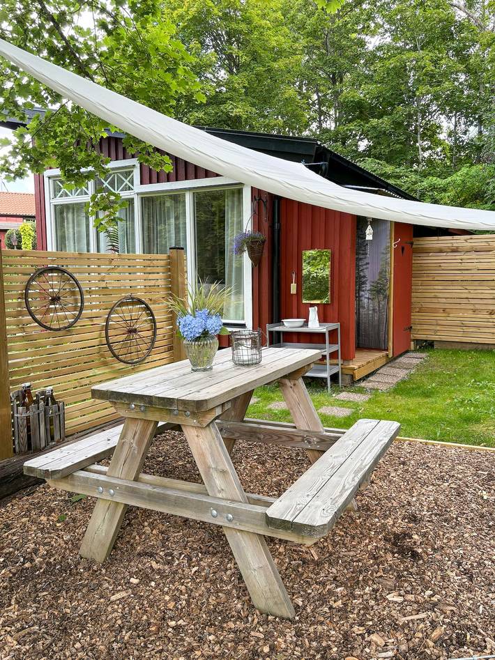 Ferienhaus für 3 Personen, mit Terrasse und Garten, kinderfreundlich - 1