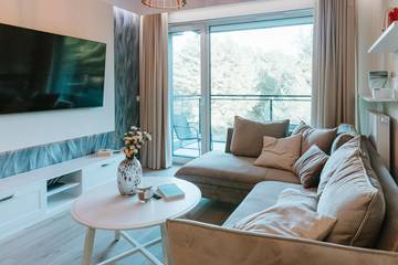 Ferienwohnung für 6 Personen, mit Balkon/Terrasse, mit Haustier in Leba