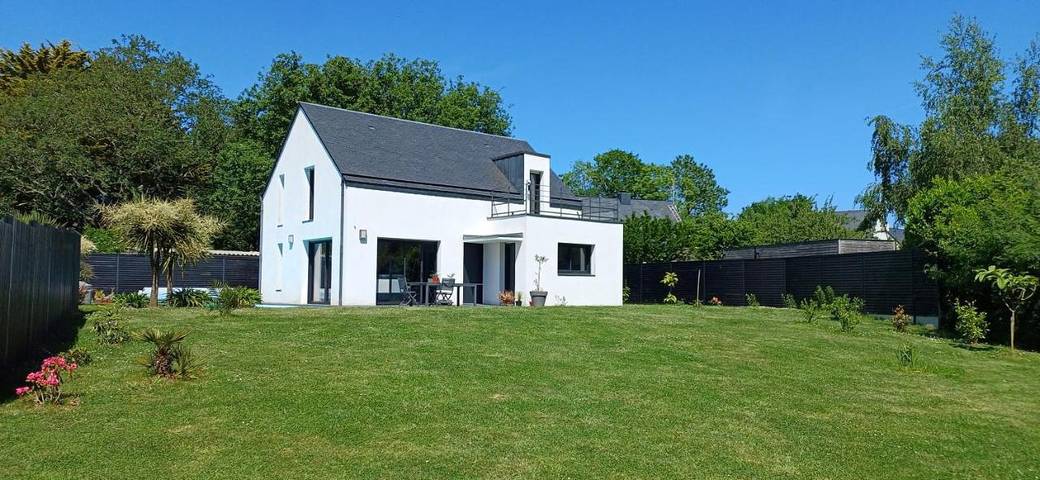 Cottage pour 2 personnes, avec vue ainsi que terrasse et jardin dans Suscinio