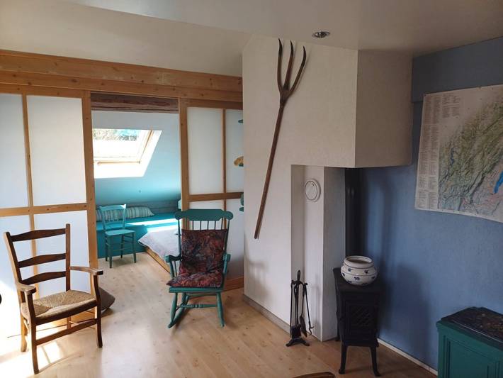Chambre d’hôte pour 4 personnes, avec Balcon et Jardin