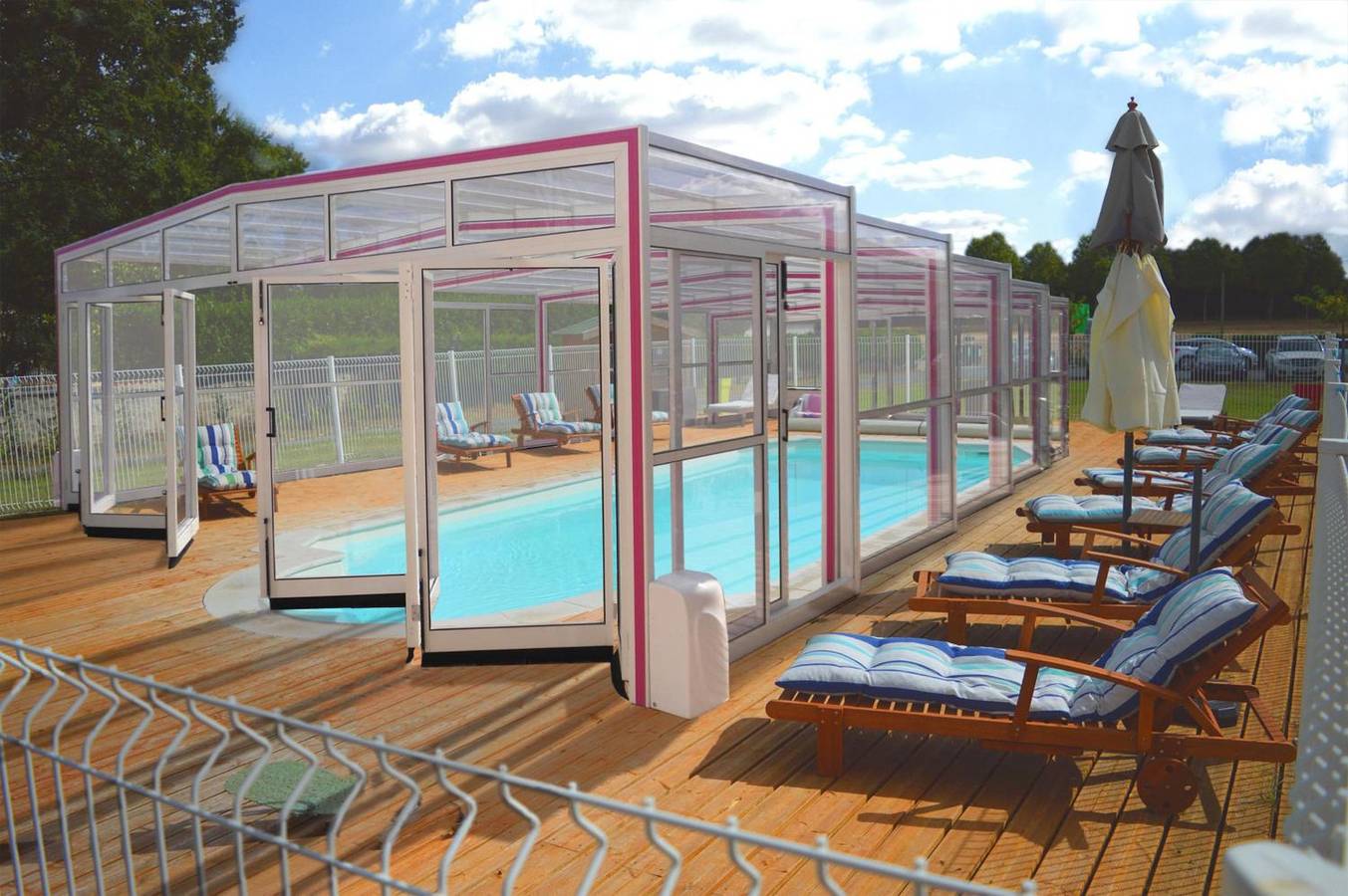 Appartement entier, Appartement 'Le Clos Du Champ De L'Amour - La Tremblade' avec piscine privée, Wi-Fi et climatisation in Saint-Simon-de-Bordes, Région de Jonzac