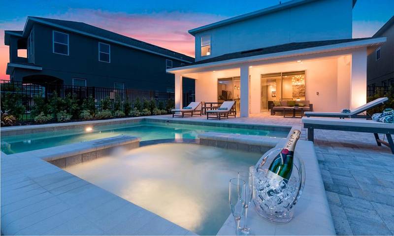 Ultimate 5 Star Villa with Private Pool on Encore Resort at Reunion, Orlando Villa 4363 in Reunion (FL), Four Corners