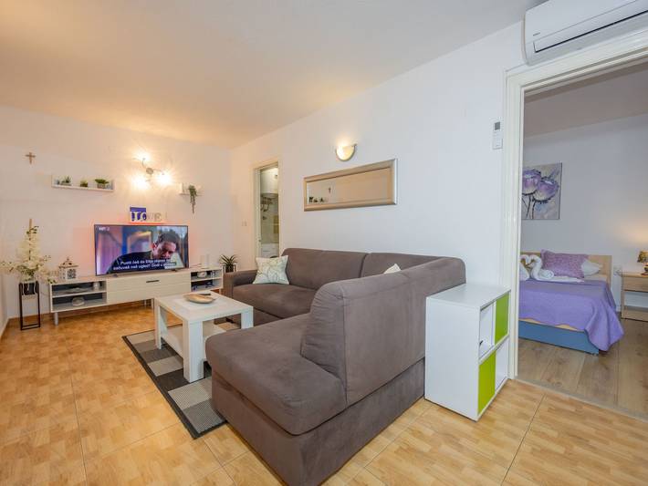 Ferienwohnung für 3 Personen, mit Garten