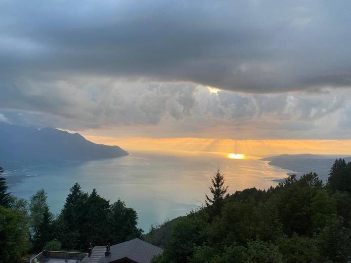Location de vacances pour 2 personnes, avec balcon et vue dans Lac Léman - 4