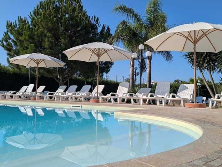 Camping für 3 Personen, mit Garten und Pool auf Sizilien