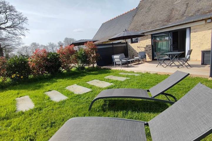 Location de vacances pour 7 personnes, avec terrasse et jardin, animaux acceptés à Saint-Fort