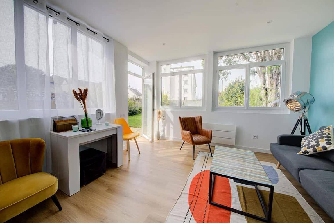 Appartement entier, Le Green, appartement rénové, 4 chambres et jardin in Saint-Jacques-de-la-Lande, Région de Rennes