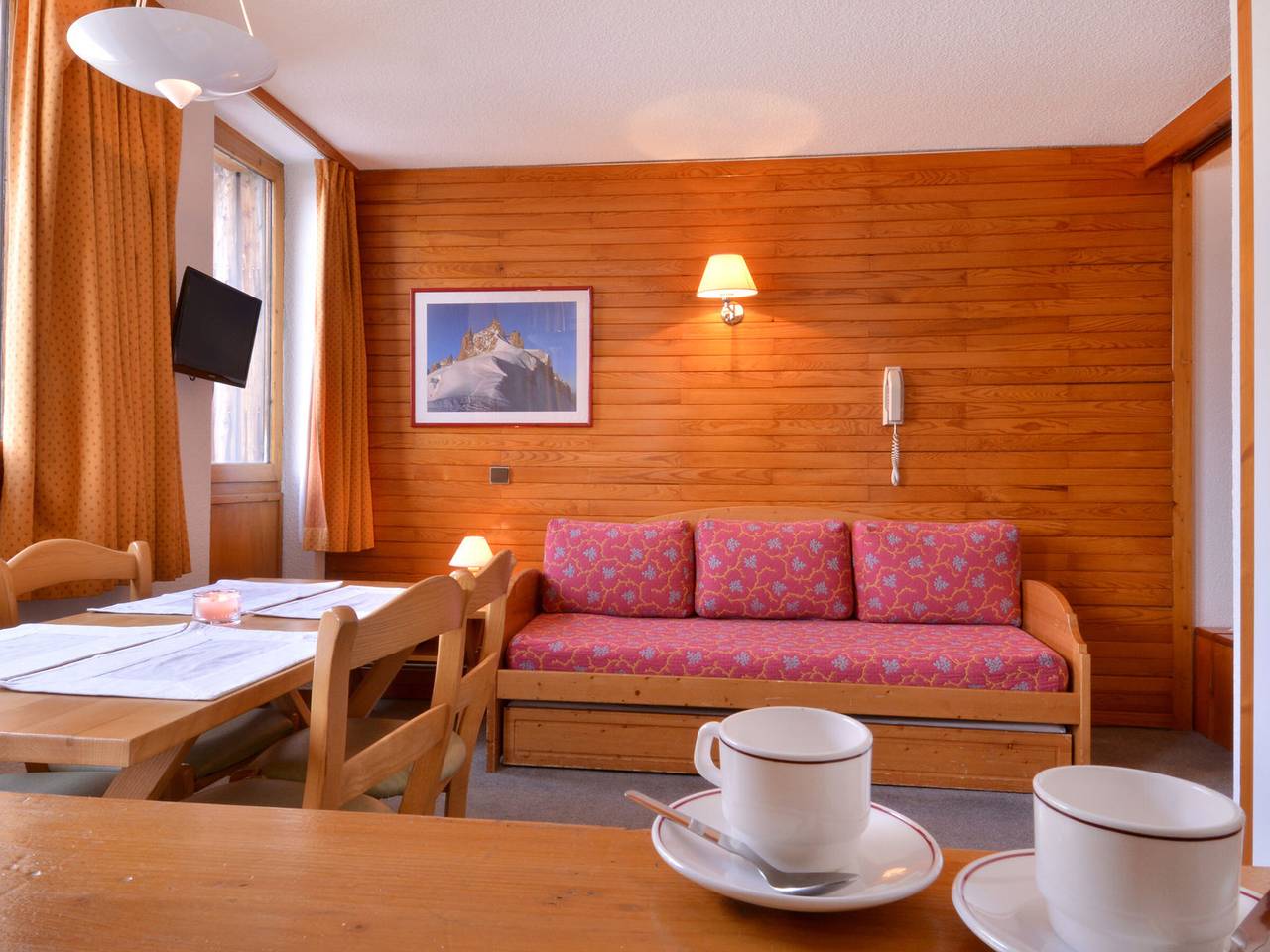 Ganzes Studio, Gemütliches 2-Sterne Studio, Ski-in/Ski-out, für 4 Personen in La Plagne, La Plagne-Tarentaise