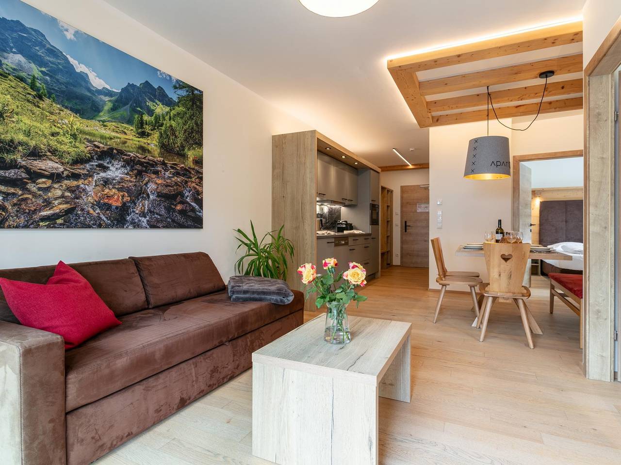 Ganze Wohnung, Schöne Wohnung mit großem Balkon in Haus, Schladming-Dachstein