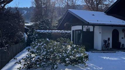 Bungalow für 4 Personen, mit Terrasse und Garten, kinderfreundlich in Oberbayern