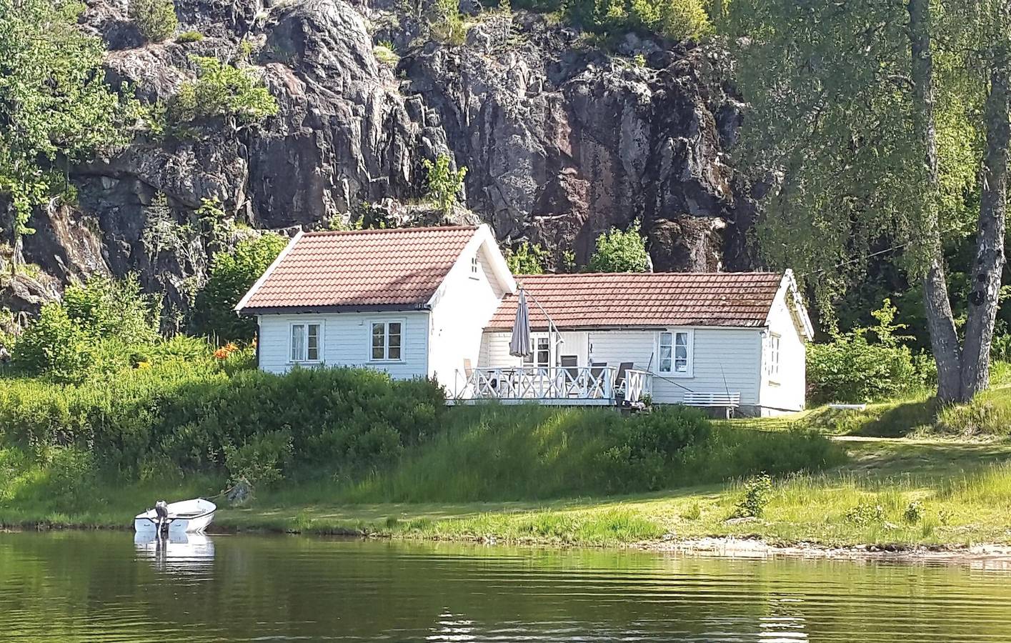 Ferienhaus für 7 Personen mit Terrasse in Evje og Hornnes