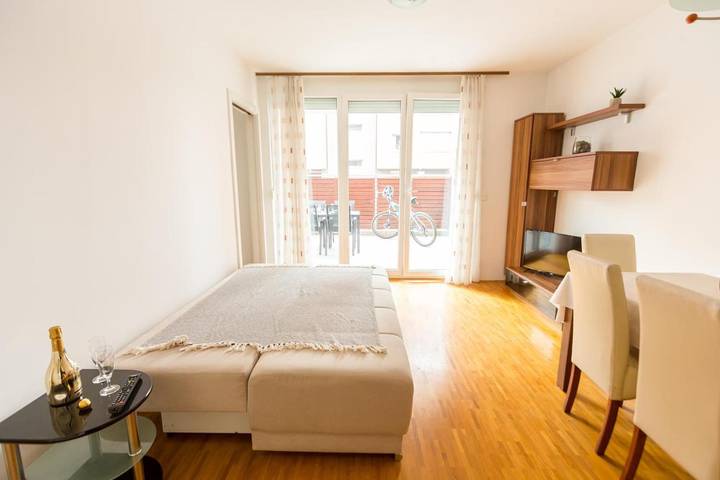 Appartement de vacances pour 4 personnes, avec Terrasse et Vue