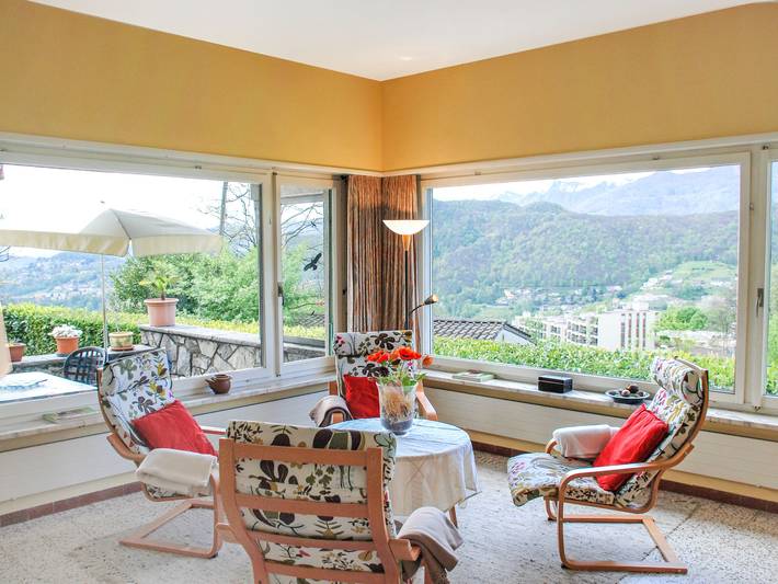 Ferienhaus für 5 Personen, mit Terrasse und Garten sowie Seeblick und Ausblick in Lugano - 3