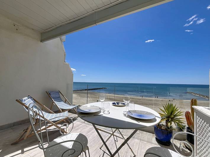 Gîte pour 2 personnes, avec terrasse dans Plage Du Petit Travers Carnon Plage - 3