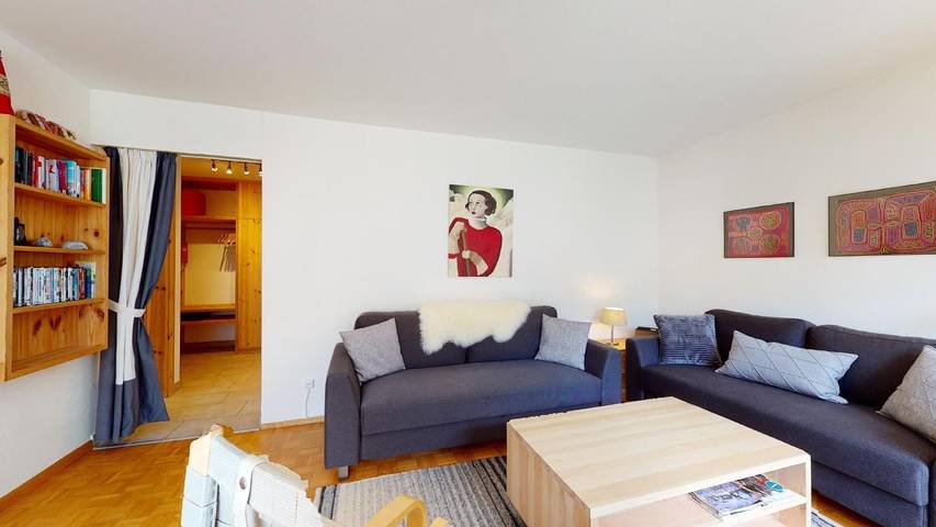 Ferienwohnung für 4 Personen, mit Balkon und Terrasse sowie Ausblick in Silvaplana - 3