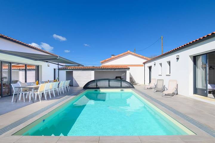 Maison de vacances pour 15 personnes, avec piscine à Noirmoutier