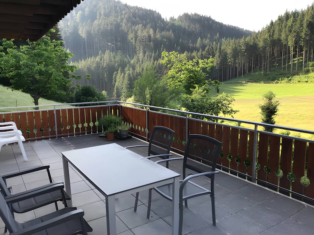 Apartamento entero, Apartamento '80 m²' con vistas a la montaña, terraza privada y wifi in Hornberg, Selva Negra Central