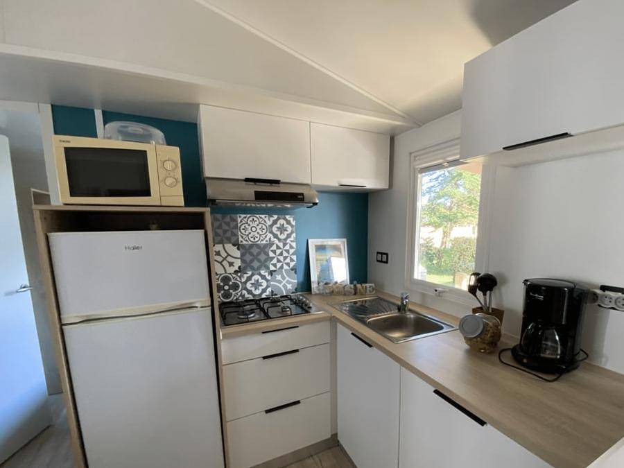 Camping Ostrea - Mobilhome 4 personnes - La Baie, Mobil Home 2 Chambres - 4 pers in Dolus-d'Oléron, Côte de Beauté