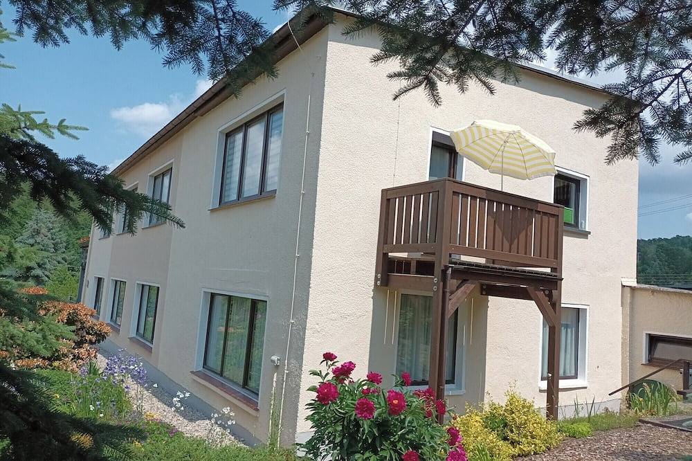 Ganze Wohnung, Ferienwohnung mit großem Gartenbereich und Außen-Swimmingpool in Bannewitz, Osterzgebirge