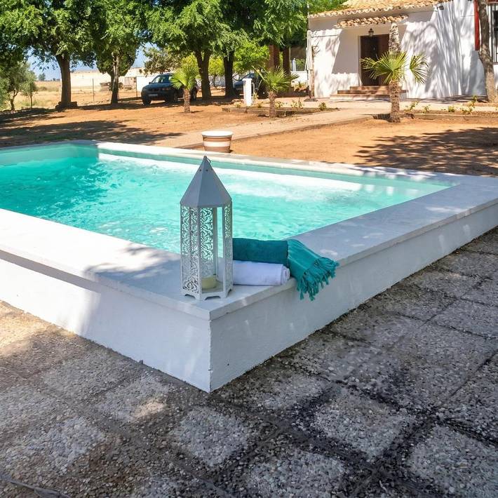 Casa rural para 20 personas, con Terraza además de Jardín y Piscina en Palma del Río