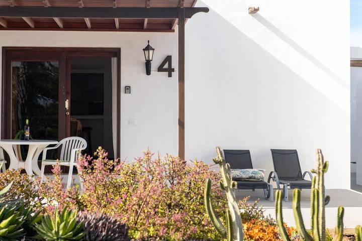 Gîte pour 4 personnes, avec jardin ainsi que piscine et vue, animaux acceptés dans Charco del Palo - 4