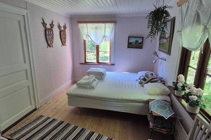 Sommerjuwel mit verglaster Terrasse in der Nähe von Inälvsviken in Hudiksvall, Hälsingland