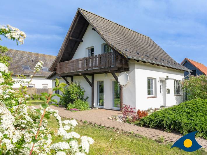 Ferienhaus für 6 Personen, mit Balkon und Terrasse sowie Garten in Pudagla