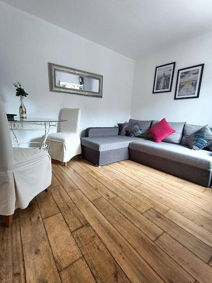 Appartement de vacances pour 3 personnes, avec jardin