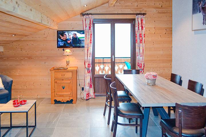 Ganze Ferienwohnung, Chalet La Pensée des Alpes N° 3 in Châtel, Les Portes du Soleil