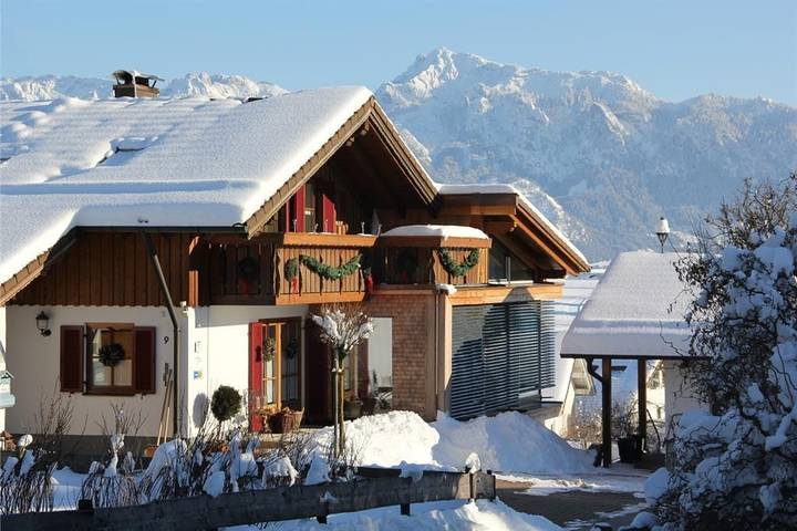 Ferienwohnung für 3 Personen, mit Balkon und Terrasse sowie Garten und Sauna in Rieden - 2