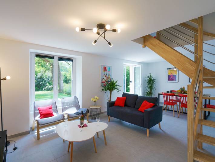 Location de vacances pour 5 personnes, avec terrasse et jardin à Plovan - 2