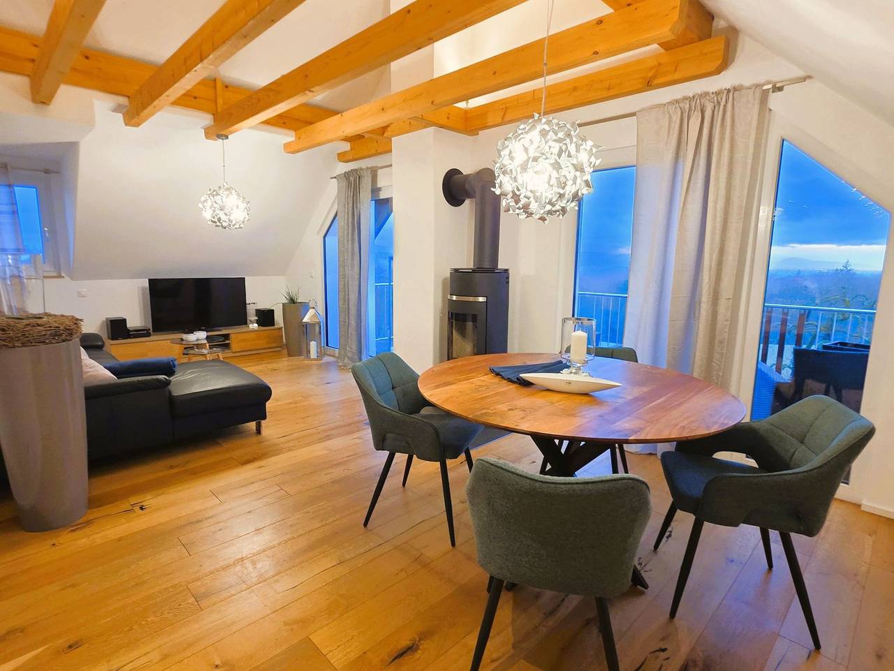 Ganze Ferienwohnung, Flammende.aussicht in Freiamt, Südschwarzwald