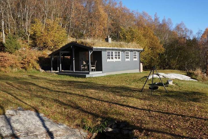 Ferienhaus für 6 Personen, mit Terrasse und Garten sowie Ausblick in Gurskøy