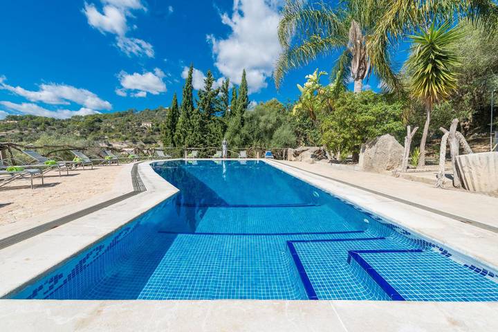 Cas Carro (Sa Teulera) - Amazing villa with private pool and beautiful views to the mountains in Selva Free Wifi in Selva, Mallorca Inselmitte