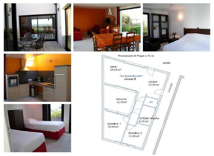 Gîte pour 6 personnes, avec jardin et vue, animaux acceptés à Saint-Côme-de-Fresné - 3