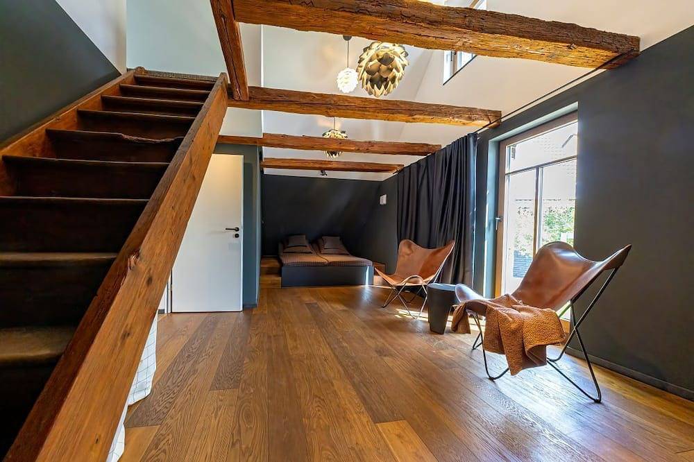 Bauernidyll trifft Wohndesign - Whirlpool, Sauna und Kamin in Kirchberg an der Jagst, Hohenlohe