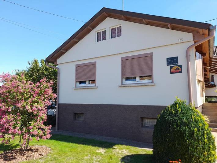 Location de vacances pour 4 personnes, avec terrasse à Bindernheim